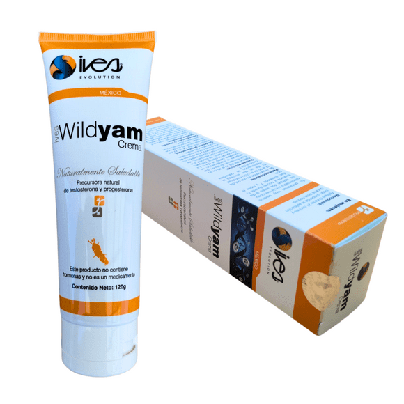 Crema Corporal Wild Yam Camote Silvestre Con Ingredientes Naturales 120 gr. Ives México Ives Evolution Mexico, Natural Life Wild Yam Crema