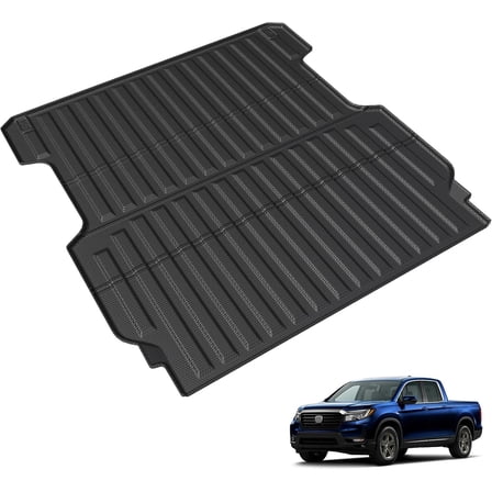HUANG Truck Bed Mat for 2017-2026 Honda Ridgeline (5.3FT Bed), TPE All-Weather Liner