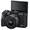 thumbnail image 3 of Canon EOS M6 Mark II Mirrorless Digital Camera + 15-45mm Lens - Black, 3 of 4