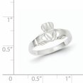 thumbnail image 2 of 925 Sterling Silver Claddagh Ring Celtic, 2 of 6