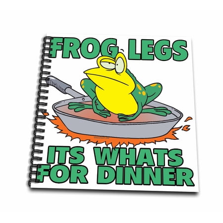 3dRose, Frog Legs Its Whats for Dinner, Mini Notepad 4 x 4 inch