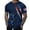 Blue, variant on WEIWEN 4th of July Oversized Tshirts for Men XS-6XL, Mens T-Shirts Casual Summer Fourth of July USA Flag Printed Short Sleeves Patriotic Tee Shirts for Man Tops #03-Blue, S