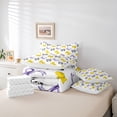 thumbnail image 6 of Homewish Kawaii Bowtie 7-Piece Queen Bedding Set - Cow Print Princess, 6 of 8