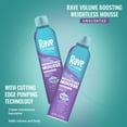 thumbnail image 3 of Rave Volume Boosting Weightless Mousse, Unscented, for All Hair Types, 7 oz, 3 of 7