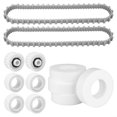 thumbnail image 1 of Replacement Kit for Dolphin Robot Pool Cleaner 9985006-R2 Rails & 6101611-R4 Rings Set Compatible with M400 S200, 1 of 5