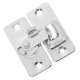 thumbnail image 1 of YSNOOWE 2Ud Cerradura De Inoxidable Para Puertas Y Correderas Color Plata, 1 of 6