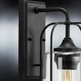 thumbnail image 5 of Luxury Farmhouse Wall Sconce, 17H x 7.5W, with Industrial Luxe Style, Midnight Black, UHP1301 by Urban Ambiance, 5 of 5