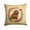 American Water Spaniel 2081, variant on Catahoula Leopard Dog and Flowers Fabric Decorative Pillow 18 in x 18 in