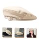 thumbnail image 4 of unbranded Beret De Cuero Beige Estilo Vintage Con Protección El Sol Y Único Para Mujer, 4 of 8