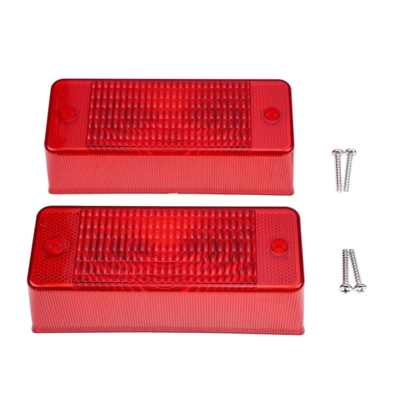2Pcs Rear Tail Light Lens 6672276 for Bobcat Skid Steer Loader 553 751 753 763 773 863 864 873 883 963 A220 A300 S100 S130 S150 T110 T140 T180 T190