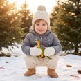 thumbnail image 6 of Abcomgle Toddler Winter Coat Cute Bear Ears Hooded Baby Girls' Outerwear Jackets & Coats Lightweight Puffer Padded Infant Winter Coat Winter Warm Winter Coat Toddler, 6 of 8