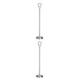 thumbnail image 1 of Baohd Contemporary Table Number Holder Photo Stand for Trendy Hotel Settings Silvery 35cm 2Set, 1 of 6