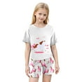 thumbnail image 6 of CAIXIA Baby 2 Piece Sets Girls Summer Casual Play Set Featuring Adorable Cartoon Horse Print Short Sleeve Top and Shorts for Toddler Kids Daily Outdoor Wear,9-10 Years, 6 of 6