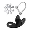thumbnail image 2 of Acoplador de remolque de bicicleta universal Accesorio de Equipo de ciclismo con adaptador de llave de Asientos de acero para DYNWAVEMX Acoplador de remolque de bicicleta, 2 of 8