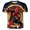 thumbnail image 1 of 2022 verano niños camisetas Marvel spider-man camisetas para niños nueva moda niños y niñas manga corta Top 1-14T ropa New9T zhangmengya CONDUJO, 1 of 2