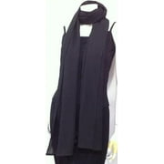 Long Full Size Scarf Black Summer Accessory Wrap Affordable Gift New