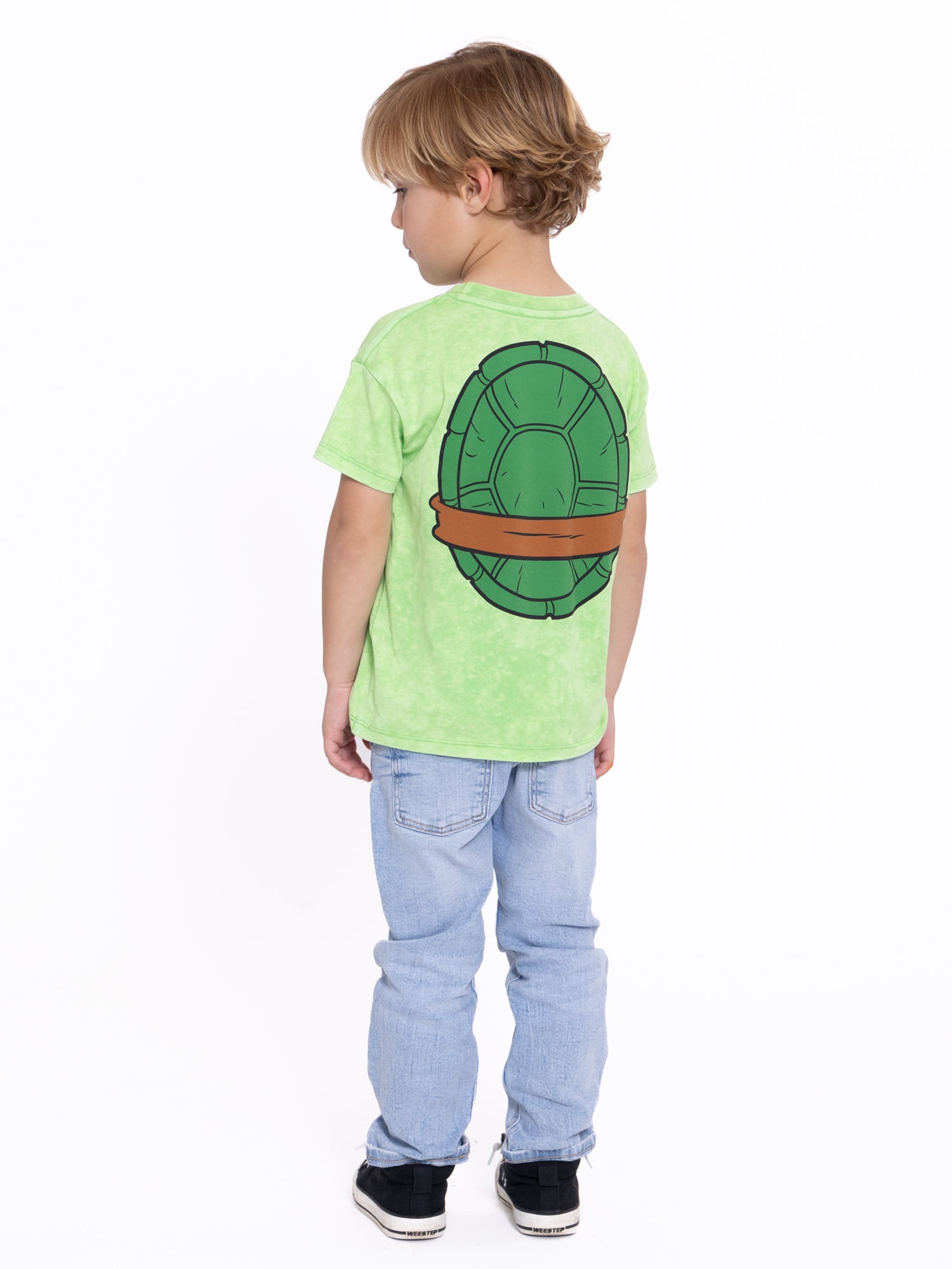 Teenage Mutant Ninja Turtles Toddler Graphic Crewneck Tee with Short Sleeves, Sizes 12M-5T