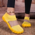 thumbnail image 4 of VeFlora Water Shoes Women Barefoot Athletic Workout Gym Footwear Beach Swim Sneakers Quick Drying Boat Aqua Shoes for Water Sport Diving Sailing Travel Fishing(Yellow/45), 4 of 9
