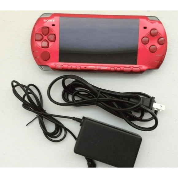 Sony PSP 3000 Console (Radiant Red) - Authentic (100% OEM) Portable PlayStation Like New!