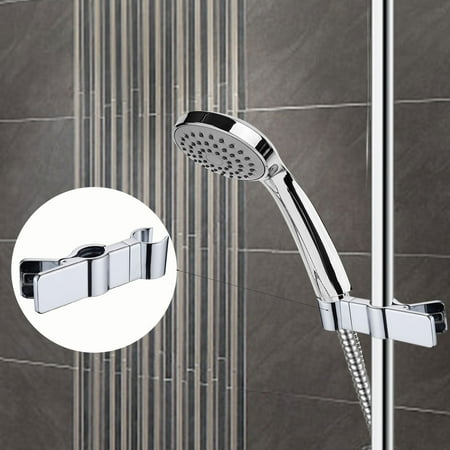 

YYNKM Adjustables Shower Head Holder For Slide Bar Universal 22-25MM O.D Rail Head Bracket Holder For Slide Bar Slider Clamp Bathroom Replacement Spring Into Savings Clearance