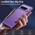 thumbnail image 6 of Tianle for Google Pixel 8 Pro Case, Pixel 8 Pro Case [15FT Military Protection][Double Layer][Heavy Duty][Anti-Slip][Matte Feel] Shockproof Phone Case for Pixel 8 Pro 6.7" (Purple), 6 of 6
