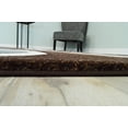 thumbnail image 3 of Planet Rugs Abstract 3D Thick Indoor Area Rug 2'2'' x 7'4'' Espresso Brown, 3 of 10