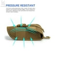 thumbnail image 6 of Gustave Sunglasses Case Glasses Shockproof Protective Box Eyeglasses Hard Carrying Case Flashlight Pouch with Belt Clip, Khaki, 6 of 10