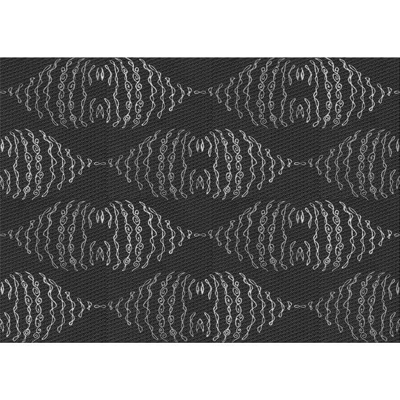 Ahgly Company Machine Washable Indoor Rectangle Transitional Ash Gray Area Rugs, 8' x 10'
