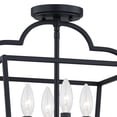 thumbnail image 4 of Blanche 4-Light Matte Black Semi-Flush Mount Light, 4 of 6
