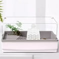 thumbnail image 2 of WHAMVOX Plastic Turtle Climbing Platform White Floating Ramp for Aquatic Turtle Habitat, 2 of 8