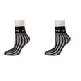 thumbnail image 1 of pitrice Summer Women Elastic Lace Flowers Ankle Short Fishnet Socks Netting Socks, 1 of 8