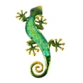 thumbnail image 1 of Metal Gecko pared decorativa lagartija colgar Interior Exterior hogar dormitorio hadas jardín ornamento Sunnimix Escultura de arte de pared de Gecko, 1 of 8