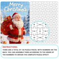 thumbnail image 4 of Santa Educational Puzzle for Kids Interactive Learning Game with Cards for Family and Development, 4 of 8