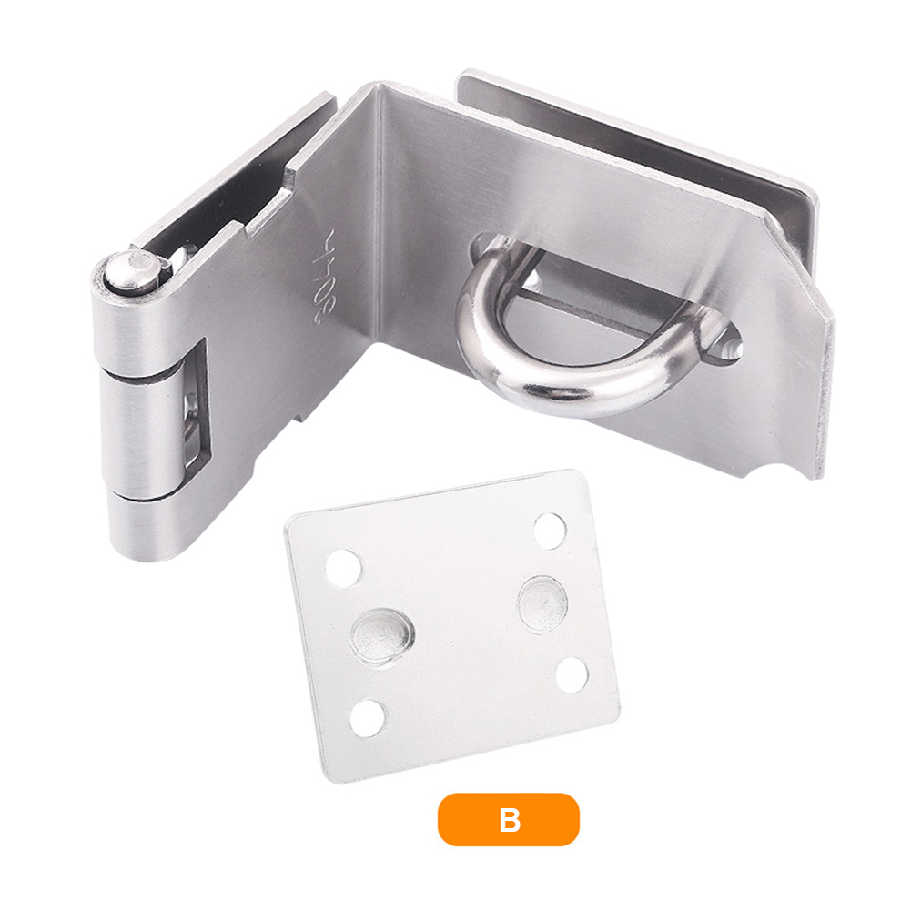 alextreme Door Hasp Latch 90 Degree Stainless Steel Safety Angle