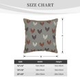 thumbnail image 2 of KLL Rooster Decorative Throw Pillow Covers Velvet Soft for Couch Sofa Bedroom Living Room Outdoor (No pillow core)- 18"x18", 2 of 5