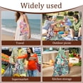 thumbnail image 3 of Fkszll Large Shopping Bags, 8 Pack Reusable Foldable Grocery Bags with Handle, Washable Polyester Tote Bags Eco-Friendly, for Outdoor Travel Groceries Storage, 3 of 8