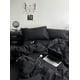 thumbnail image 2 of Goth Gris Oscuro Algodón 4 Piezas Ropa de Cama Funda Nórdica Set En Single Twin Queen King, 2 of 7