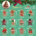thumbnail image 5 of Ayieyill 14Pcs Christmas Ornaments Gingerbread Christmas Tree Decorations Holiday Decor (Classic), 5 of 9