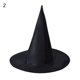 thumbnail image 1 of Sombrero de bruja creativo, genial y atractivo para niña, gorra con visera negra, sombrero de bruja, decoración de fiesta para Halloween, 1 of 7