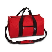 Everest Unisex 10” Basic Gear Duffel Bag, Red