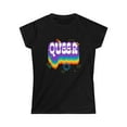 thumbnail image 3 of Queer Tshirt Gay LGBTQ Flag Lesbian Gay Pride Month Rainbow Womens T Shirts, 3 of 8
