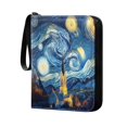 thumbnail image 4 of ALAZA Starry Sky Oil Paint Trading Card Binder 4 Pocket Cards Collection Album 400 Folder Holder, 4 of 6