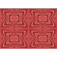 thumbnail image 1 of Ahgly Company Machine Washable Indoor Rectangle Transitional Red Area Rugs, 6' x 9', 1 of 7