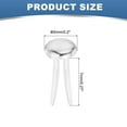 thumbnail image 2 of Uxcell 1000Pcs Paper Brass Fasteners Split Pins Silver Tone 0.2 x 0.35", 2 of 7