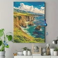 thumbnail image 4 of Coastal Cliff Canvas Print/Wall Art， Perfect for Living Room， Bedroom， Office， Bathroom， and Hotel Decoration, 4 of 8