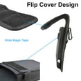 thumbnail image 4 of TSV Belt Phone Pouch, Nylon Cell Phone Holster, Pocket Carrying Pouch Fit for iPhone, Samsung Galaxy, Black, 4 of 8