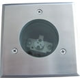 thumbnail image 3 of Square Recessed Stainless Steel Light MR16, Walk/Drive-over, IP6, 3 of 4