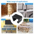thumbnail image 4 of 10 Pieces Outdoor Patio Furniture Clips, Rattan Furniture Alignment Connector Wicker Sectional Couch Sofa Funiture Clips Wicker Sofa Fastener Clamp for Patio Couch Chair Connection, 4 of 7
