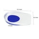 thumbnail image 4 of Almohadillas de copa de soporte de talón de silicona Unique Bargains Cojín de silicona Azul Tamaño 33-39 2 piezas, 4 of 7