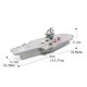 thumbnail image 4 of Ounissouiy Modelo de portaaviones, barcos navales, submarinos, barcos de juguete, Kit de modelos de plástico, regalo de cumpleaños para niños Juguetes Ounissouiy FN012339-00, 4 of 6